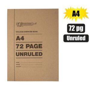 Book soft-cover a4 72pg unruled