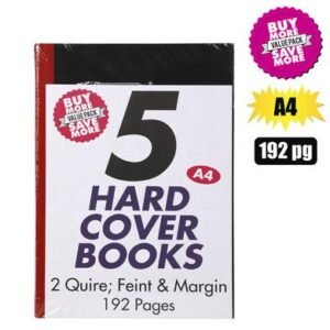 Book hard-cover a4 192-page 2-quire 5pk