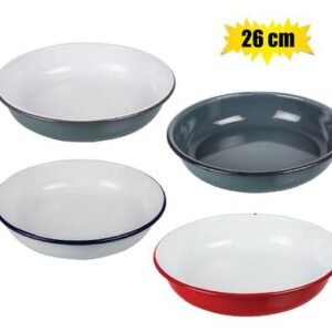 Plate enamel 24cm pasta