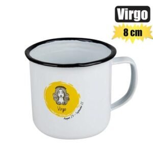 Mug enamel horoscope virgo 8cm