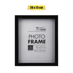 Picture-frame pl shadow box 20x25cm blk