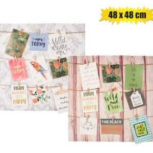 Picture-frame wash line pl 48x48cm asstd