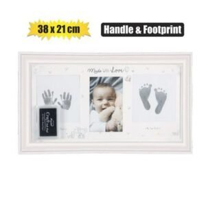 Picture-frame mdf hand&foot prnt 38x21cm
