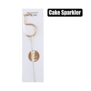 Candle birthday sparkles number-5