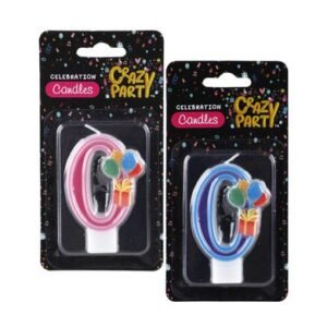 Candle birthday single number-0 kiddies