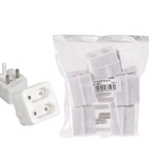 Plug eurodaptor 2x5a 2pin bulk