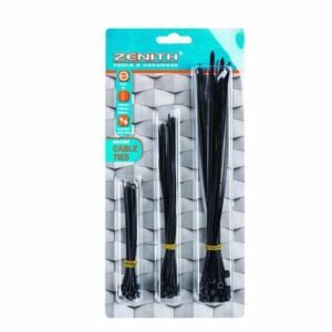 Cable-ties 100/150/200mm blk 60's zenith