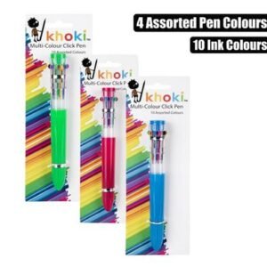 Pen click multicolour 1pc 10 colours