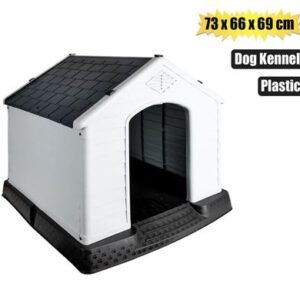 Pet dog kennel 73x66x69cm plastic