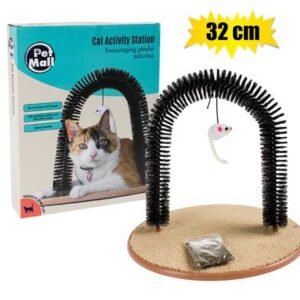 Pet cat toy scratching arch 32cm