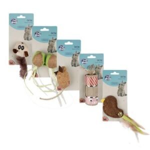 Pet cat toy asstd shapes and sizes