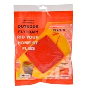 Fly trap disposable w/bait redtop