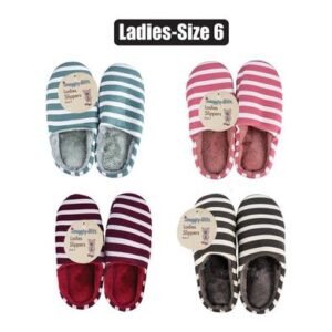 Slipper slip-in stripe size 6