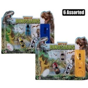 Vehicle launch dino set