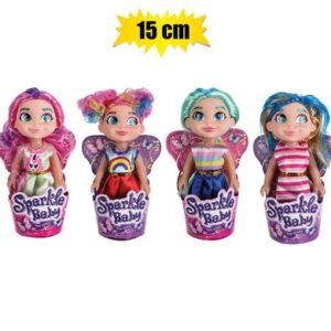 Doll mini rainbow locks 15cm