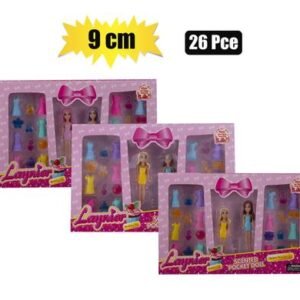 Doll pocket scented set 26pc 9cm