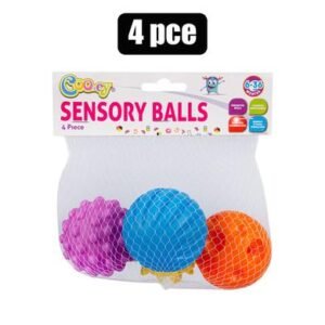 Baby toy edu play/learn sensory ball 4pc