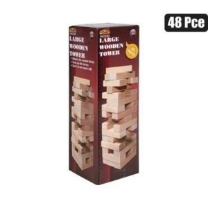 Game wood tower 48 piece