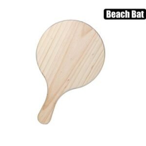 Single wooden beach bat
