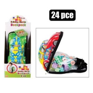 Building blocks back pack 24pc