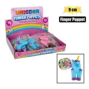 Animals unicorn finger puppet 9cm