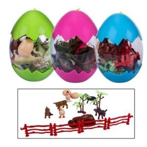 Animals assorted 15pc in egg collect me