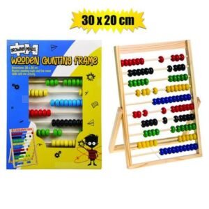 Edu counting frame wooden 30x20cm