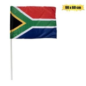 Flag south africa 90x60cm with dowel