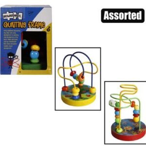 Edu wood counting frame 9x10cm
