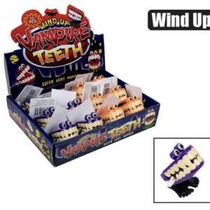 Novelty halloween wind up chatter teeth