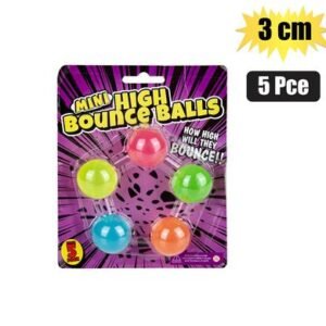 Novelty ball hi bounce mini 5pc, 3cm