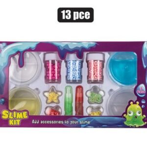 Novelty slime diy w/accessories 13pc