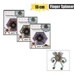 Novelty fingertip spinner asstd 13cm dia