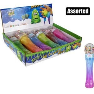 Novelty slime w/foam balls asstd 26cm