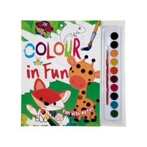 Book colouring colour fun green