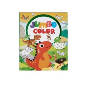Book colouring jumbo dinosaurs